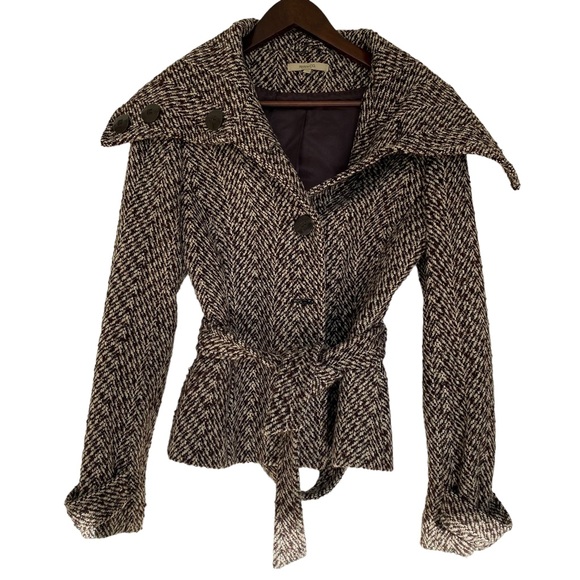 Brown Wool Fall Jacket - Size S - Picture 1 of 11